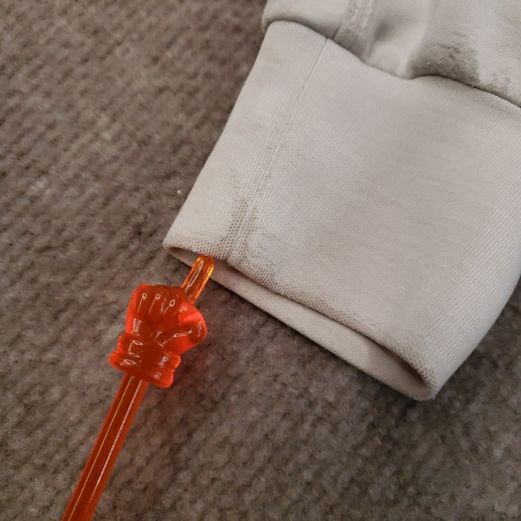 Lululemon‎ Softstreme Sweatshirt Womens Medium Beige Oversized Cropped Crew Neck - Picture 9 of 16